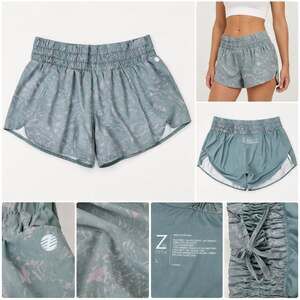 Z by Zella Interval High Waist Printed Running Shorts Size L